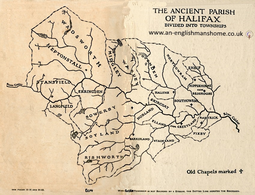 Ancient Map of the Parish of Hal